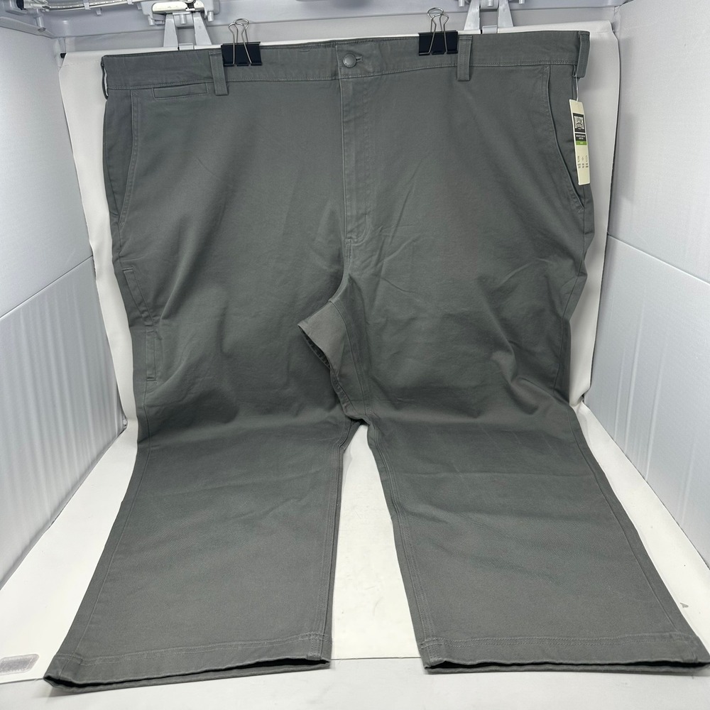 Duluth Trading Co Pants Men 48x30 Gray DuluthFlex Ballroom Relaxed Fit Utility
